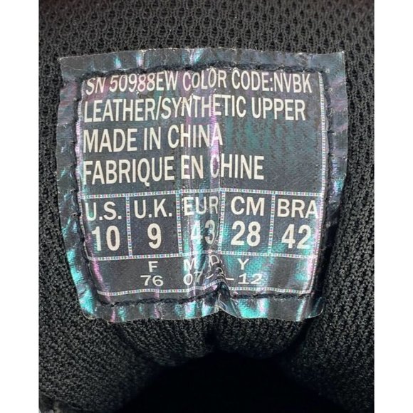 Skechers Sport 50988 Navy/Grey Leather Mesh Athletic Running Shoes Mens Size 10 - Picture 7 of 7